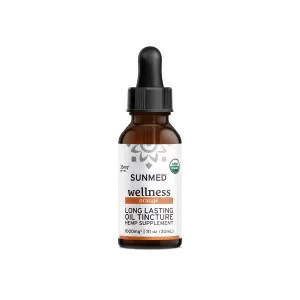 Organic Broad Profile Hemp Tincture 1000 - 1-pack, Natural