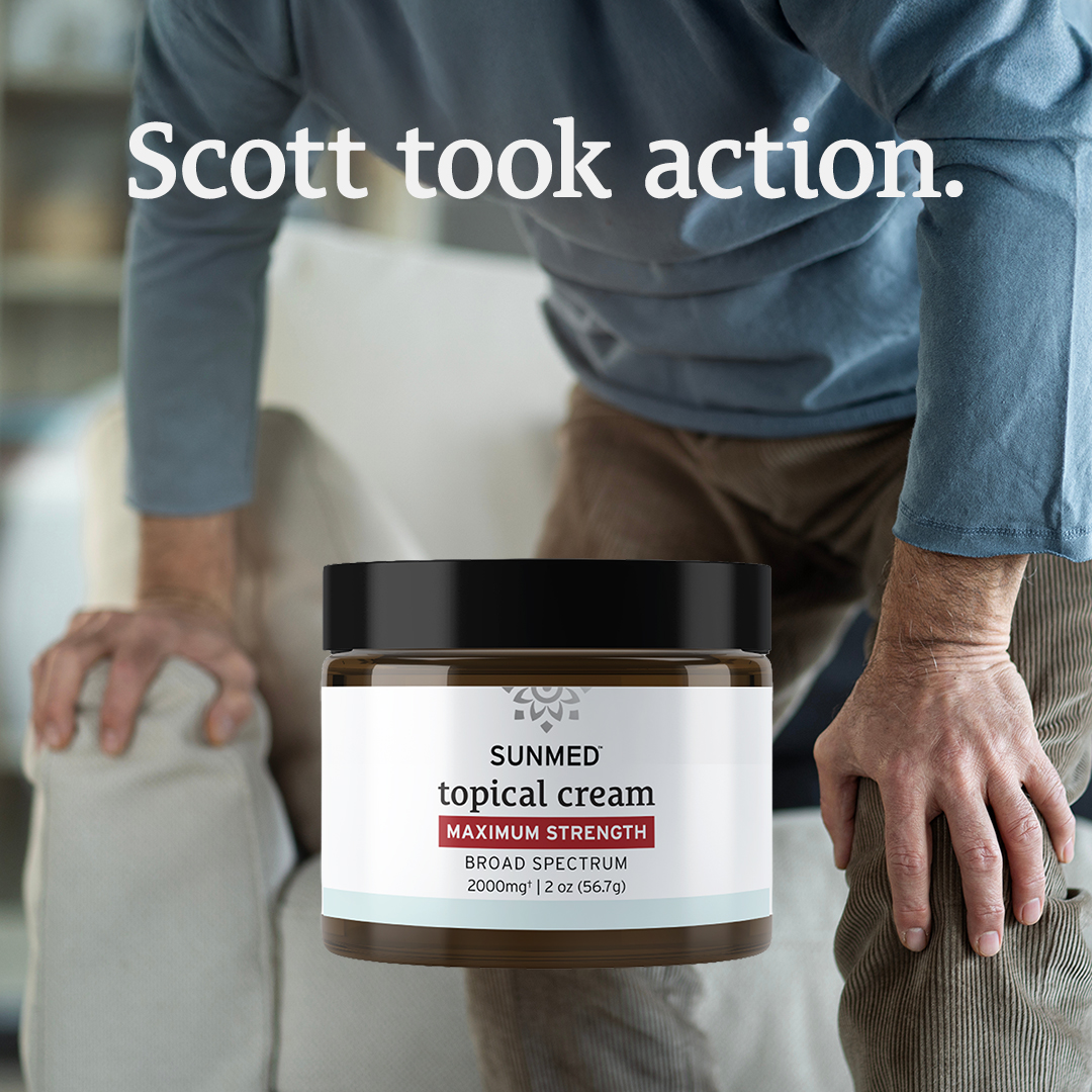 Older couple running on beach